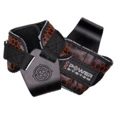 Крюки для тяги на запястье Power System PS-3360 Hooks V2 Black/Red L (PS_3360_Black/Red L)