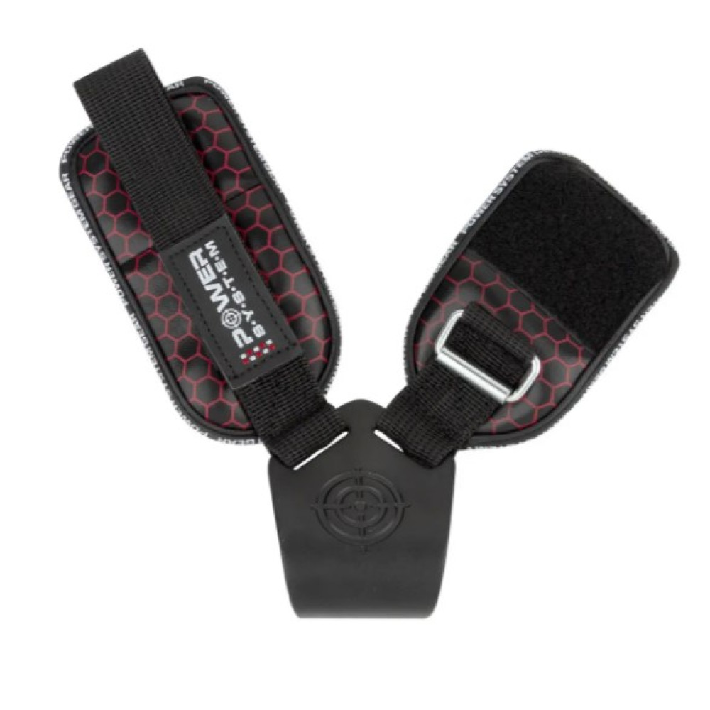Гаки для тяги на зап'ястя Power System PS-3360 Hooks V2 Black/Red L (PS_3360_Black/Red L)