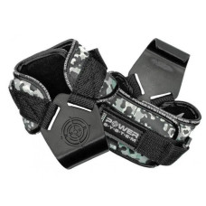Гаки для тяги на зап'ястя Power System PS-3370 Hooks Camo Black/Grey L (PS_3370_Black/Grey L)