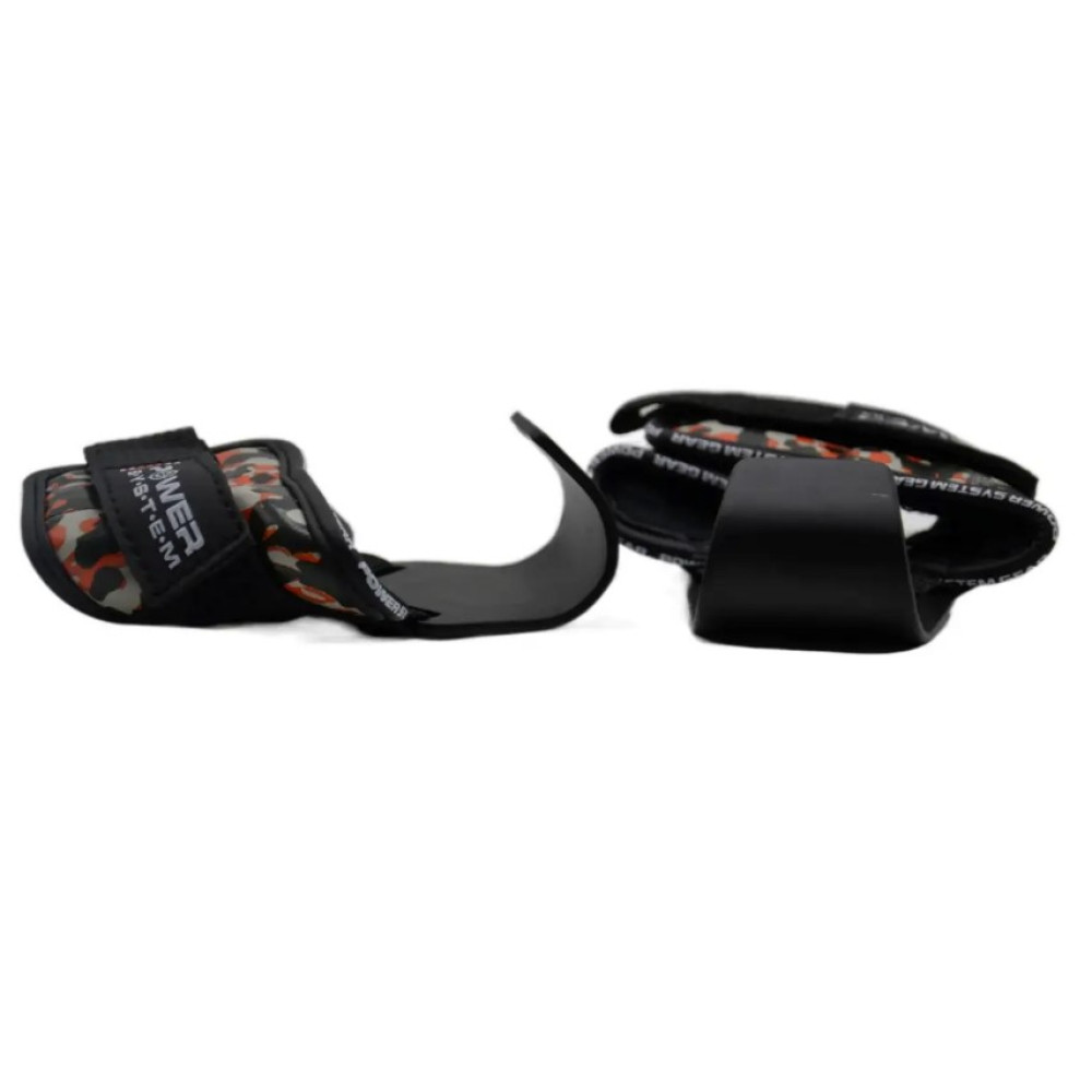 Гаки для тяги на зап'ястя Power System PS-3370 Hooks Camo Black/Red XL (PS_3370_Black/Red XL)