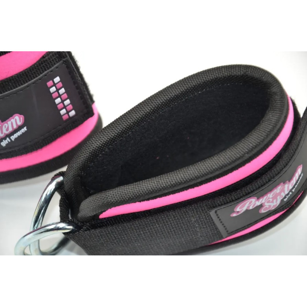Манжети на щиколотку Power System PS-3450 Ankle Strap Gym Babe Pink (PS_3450_Pink)