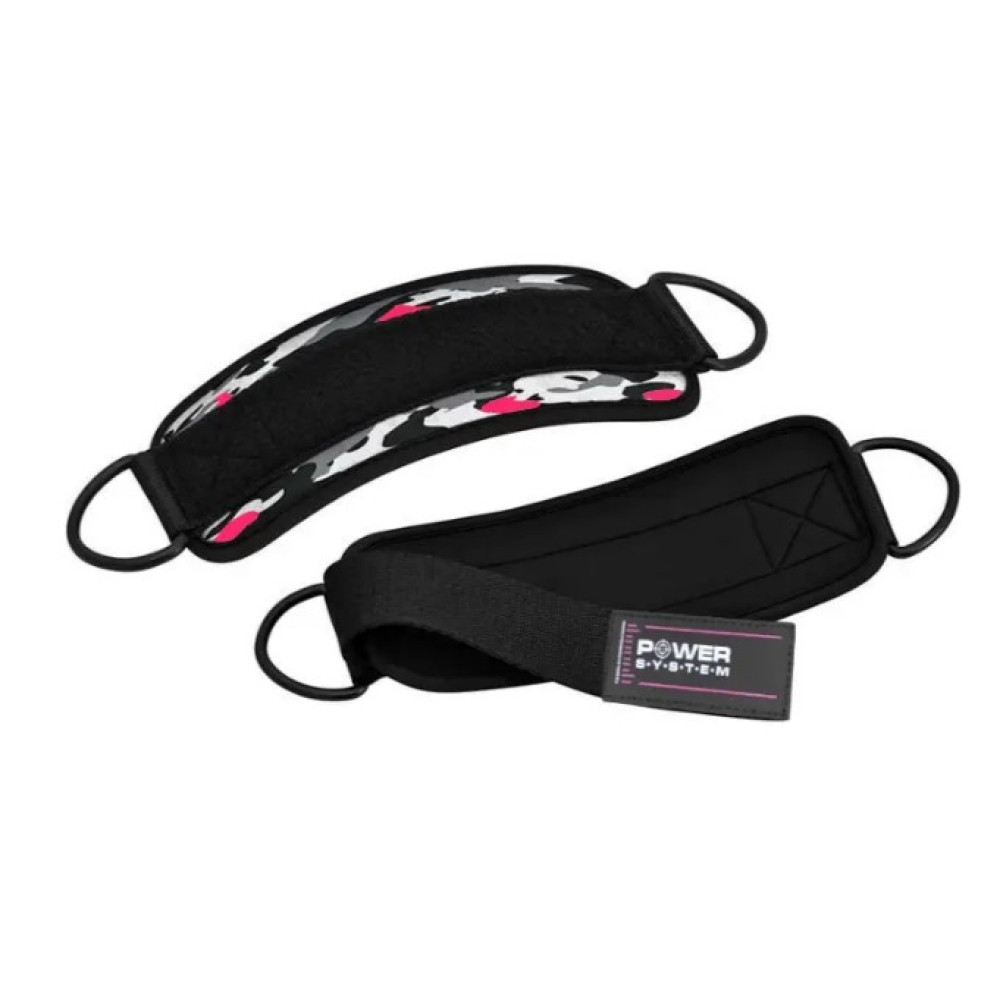 Манжети на щиколотку Power System PS-3470 Ankle Strap Camo Pink/Black (PS_3470_Pink/Black)