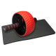 Колесо для преса Power System PS-4107 Full Grip AB Red + килимок Red/Black (4107RD-0)