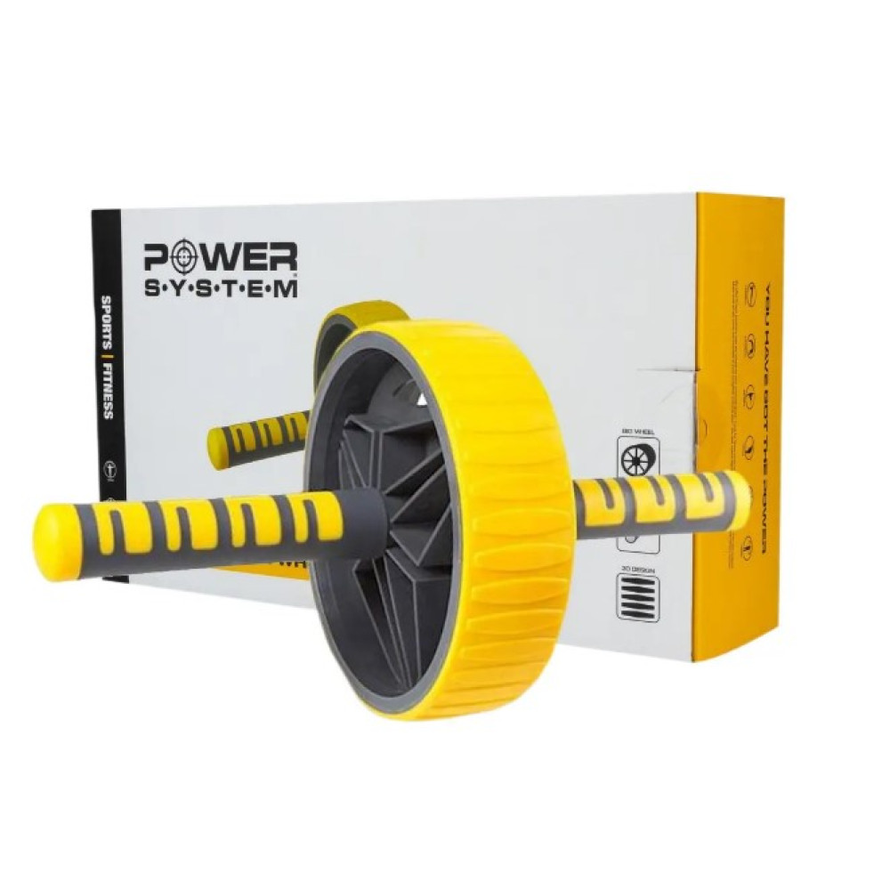 Колесо для преса Power System PS-4034 Multi-core AB Wheel Yellow (PS-4034_Yellow-Grey)