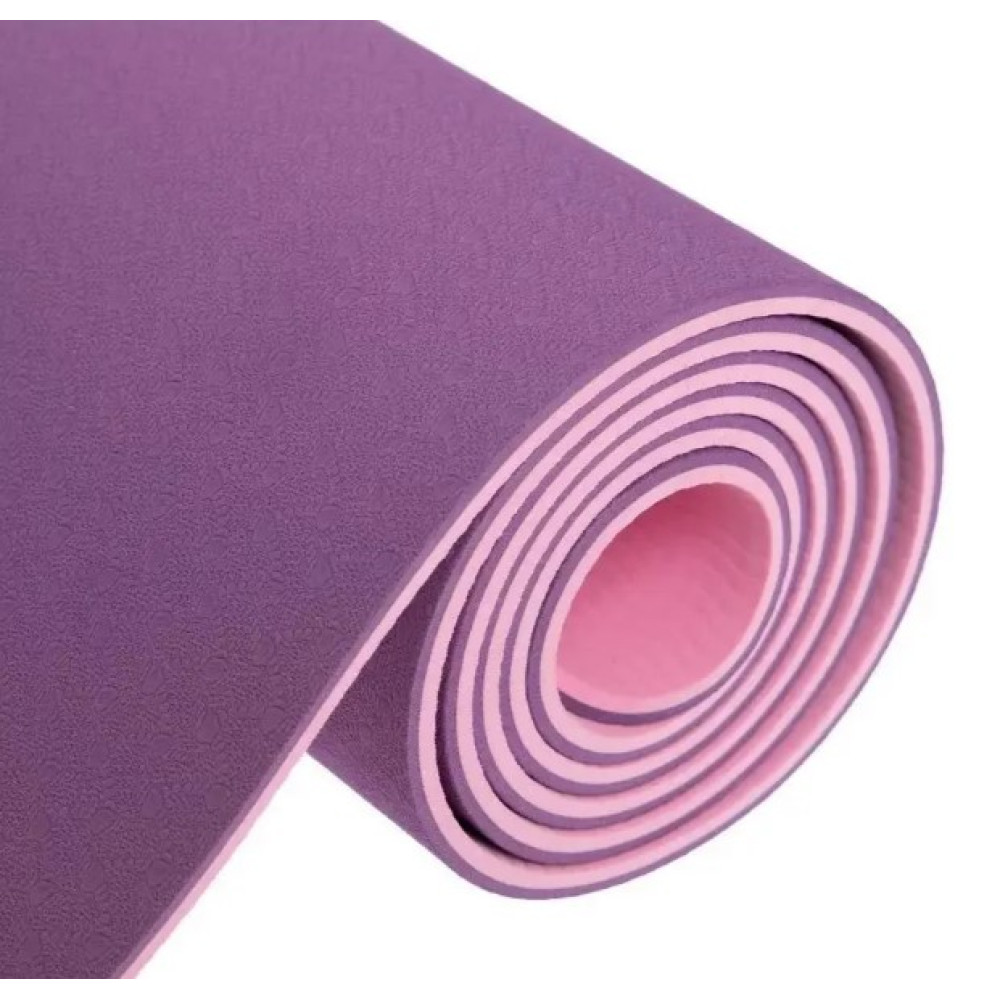 Килимок для йоги та фітнесу Power System PS-4060 TPE Yoga Mat Premium Purple (183х61х0.6) (4060PI-0)