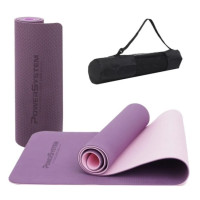 Килимок для йоги та фітнесу Power System PS-4060 TPE Yoga Mat Premium Purple (183х61х0.6) (4060PI-0)