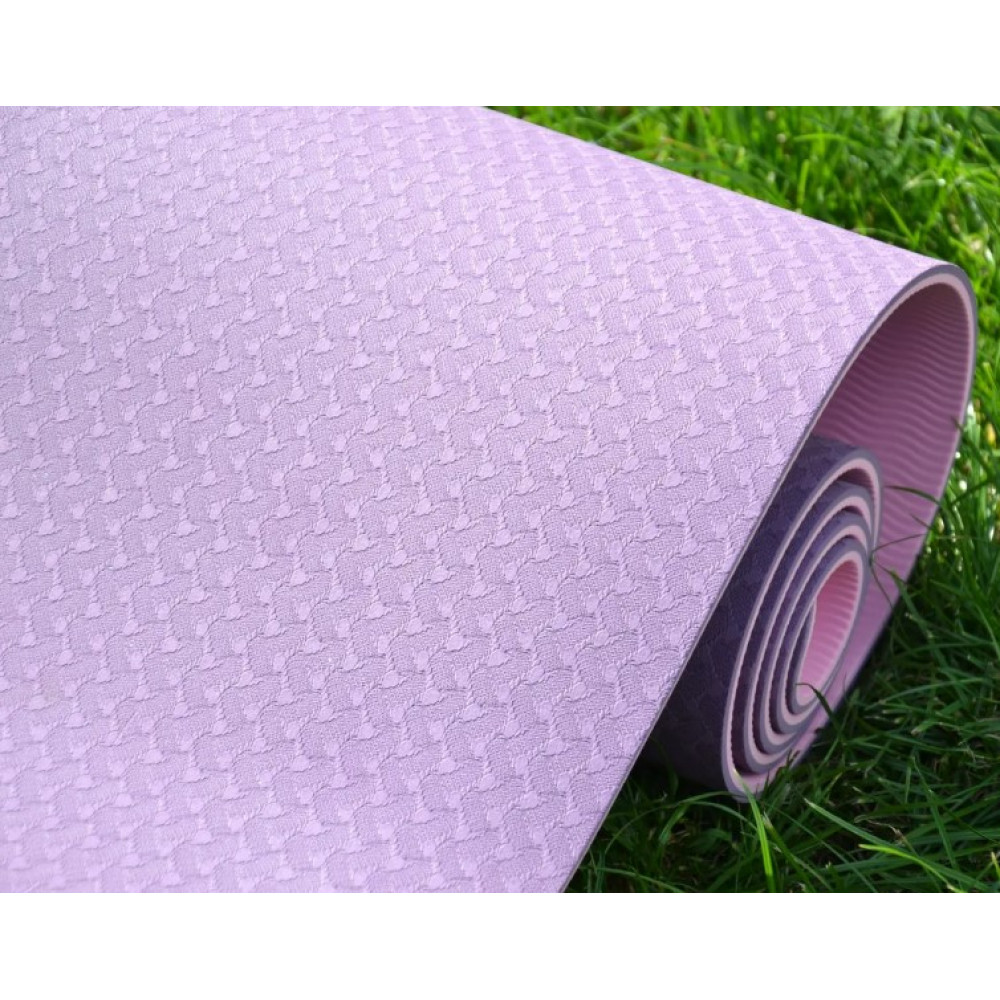 Килимок для йоги та фітнесу Power System PS-4060 TPE Yoga Mat Premium Purple (183х61х0.6) (4060PI-0)