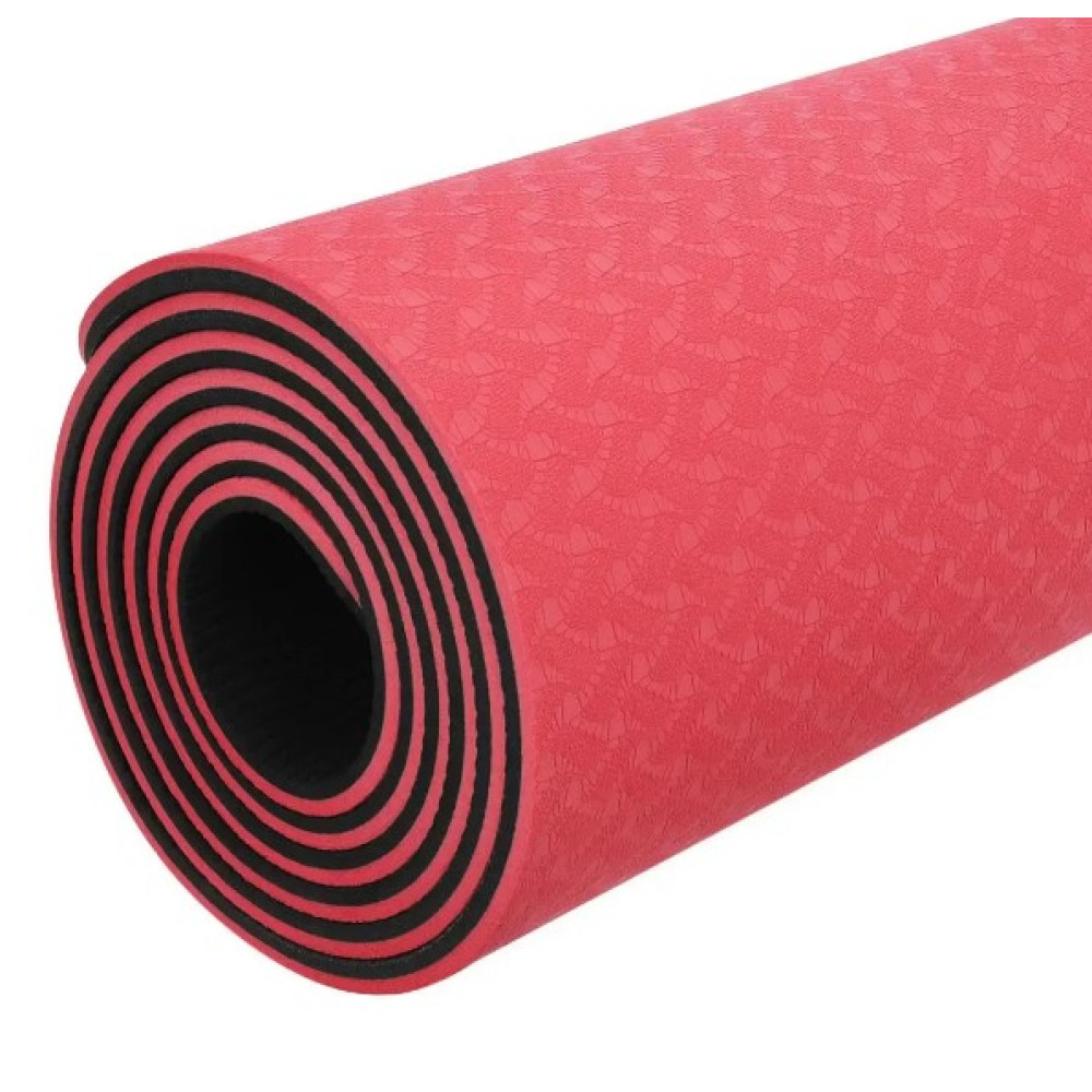 Килимок для йоги та фітнесу Power System PS-4060 TPE Yoga Mat Premium Red (183х61х0.6) (4060RD-0)