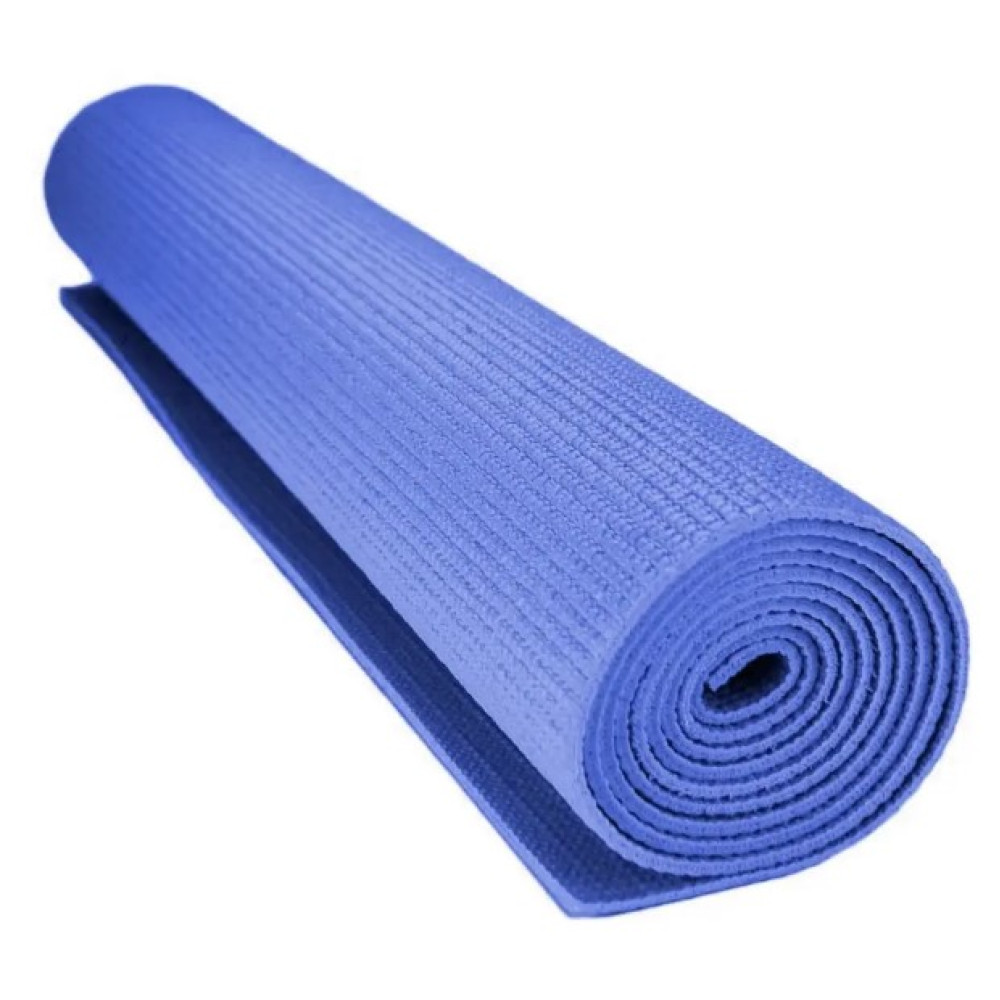 Килимок для йоги та фітнесу Power System PS-4014 PVC Fitness-Yoga Mat Blue (173x61x0.6) (PS-4014_Blue)