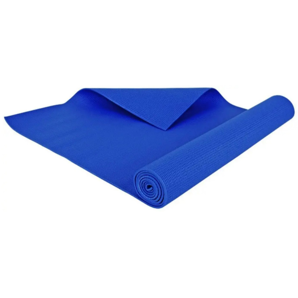 Килимок для йоги та фітнесу Power System PS-4014 PVC Fitness-Yoga Mat Blue (173x61x0.6) (PS-4014_Blue)