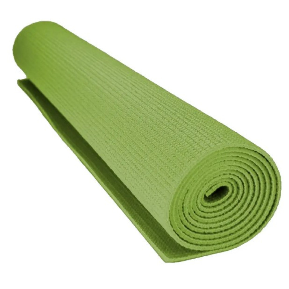 Килимок для йоги та фітнесу Power System PS-4014 PVC Fitness-Yoga Mat Green (173x61x0.6) (PS-4014_Green)