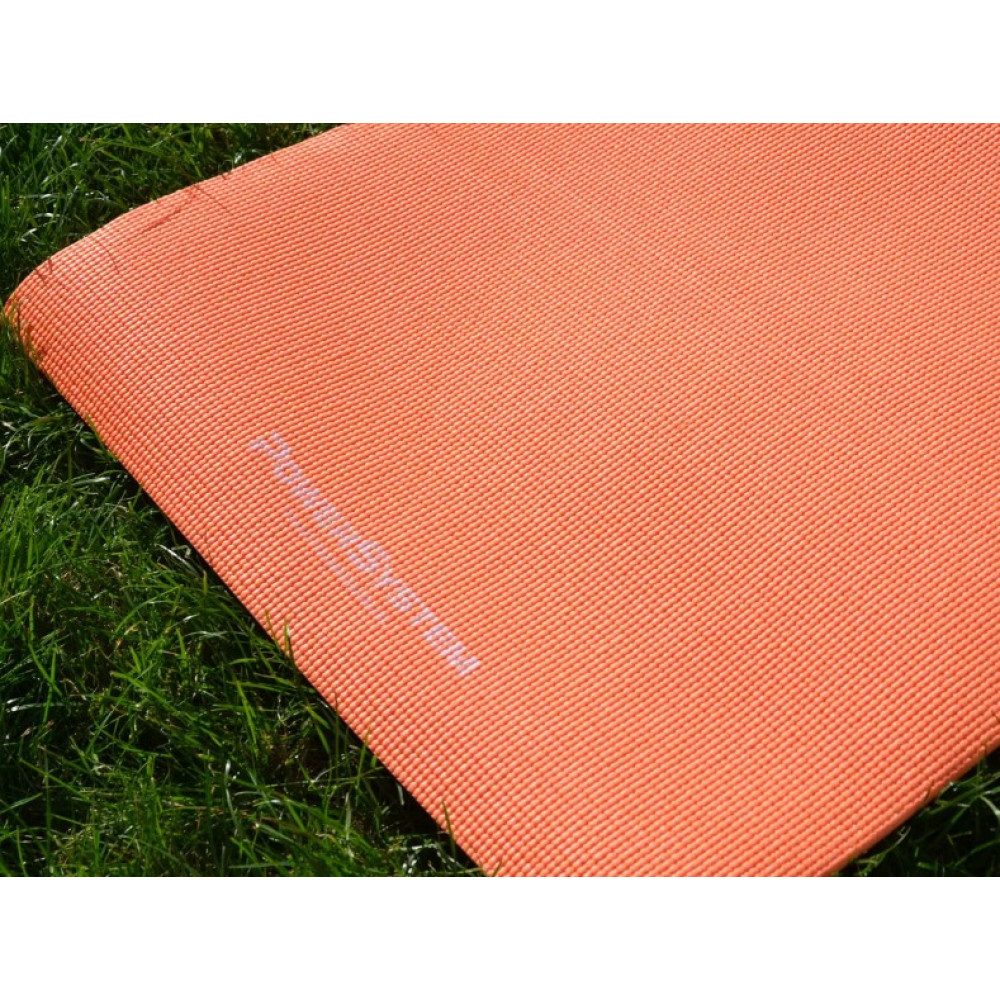 Килимок для йоги та фітнесу Power System PS-4014 PVC Fitness-Yoga Mat Orange (173x61x0.6) (PS-4014_Orange)