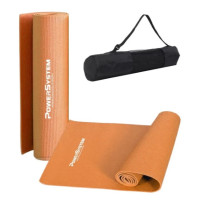 Килимок для йоги та фітнесу Power System PS-4014 PVC Fitness-Yoga Mat Orange (173x61x0.6) (PS-4014_Orange)