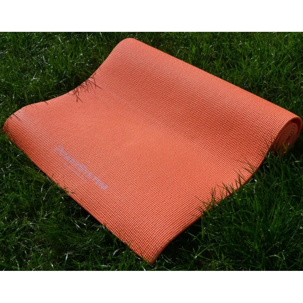 Килимок для йоги та фітнесу Power System PS-4014 PVC Fitness-Yoga Mat Orange (173x61x0.6) (PS-4014_Orange)