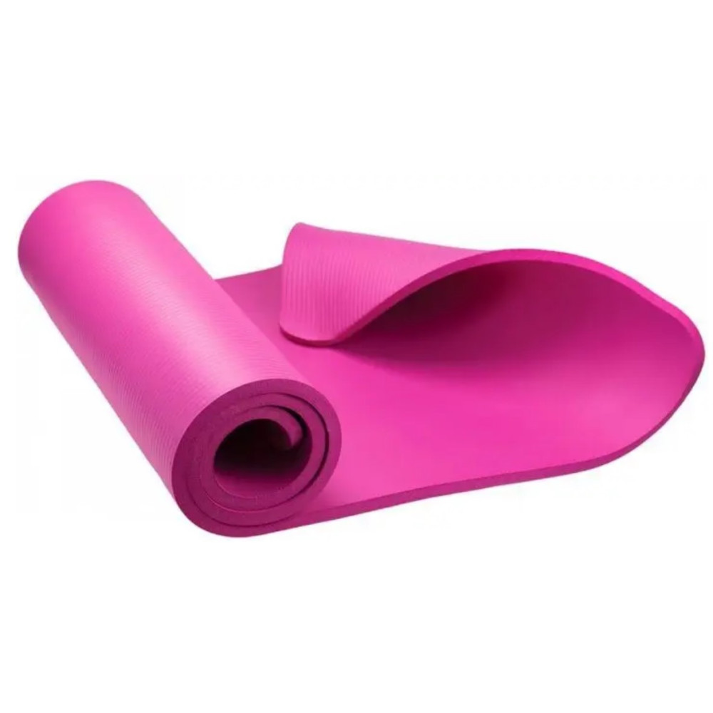 Коврик для йоги и фитнеса Power System PS-4017 NBR Fitness Yoga Mat Plus Pink (180х61х1) (PS-4017_Pink)