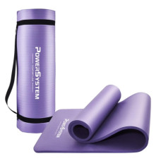 Килимок для йоги та фітнесу Power System PS-4017 NBR Fitness Yoga Mat Plus Purple (180х61х1) (PS-4017_Purple)