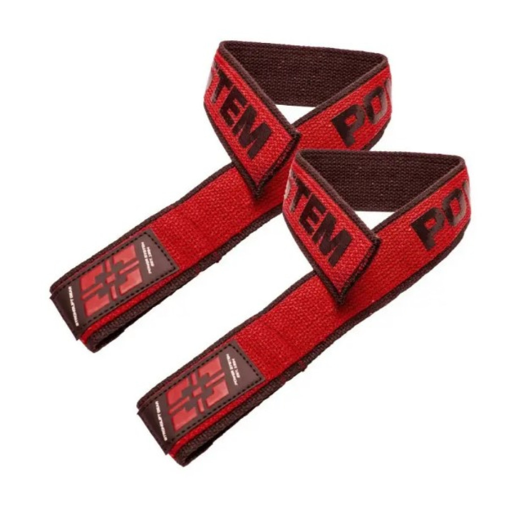 Лямки для тяги Power System PS-3401 Lifting Straps Duplex Black/Red (3401RD-0)