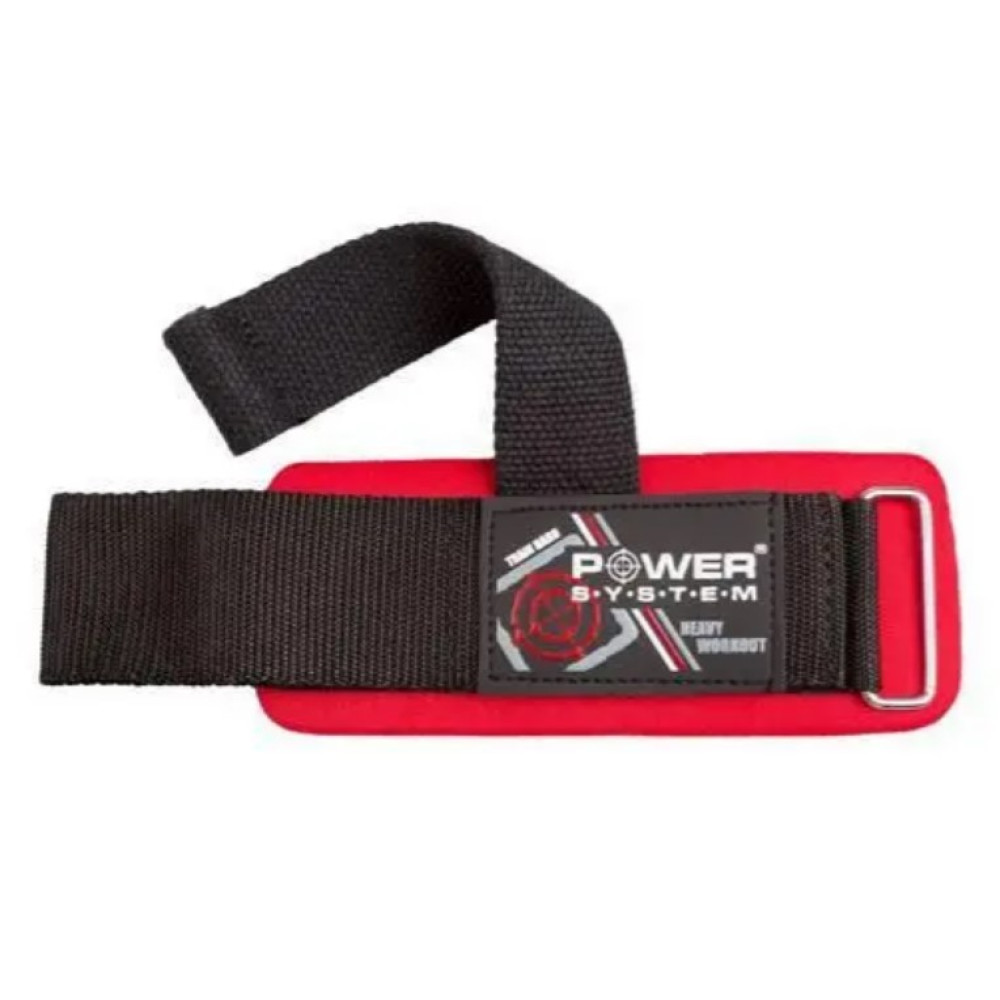 Лямки для тяги з валіком Power System PS-3350 Power Pin Black/Red (PS-3350_Black_Red)