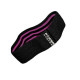 Тканевая резинка для фитнеса и спорта Power System PS-4091 Booty Band LVL 1 Black/Pink (d_64 см. 18-23 кг) (4091PI-0)