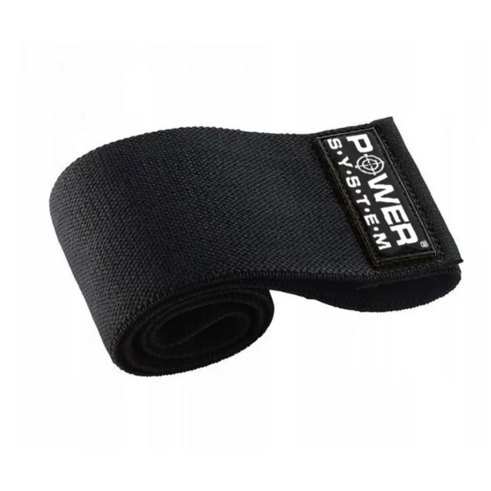 Тканевая резинка для фитнеса и спорта Power System PS-4092 Booty Band LVL 2 Black/Green (d_80 см, 12-16 кг) (4092GN-0)