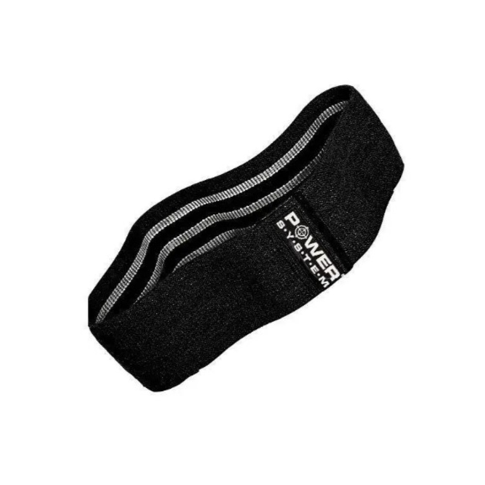 Тканевая резинка для фитнеса и спорта Power System PS-4093 Booty Band LVL 3 Black/Grey (d_94 см, 6-12 кг) (4093GR-0)