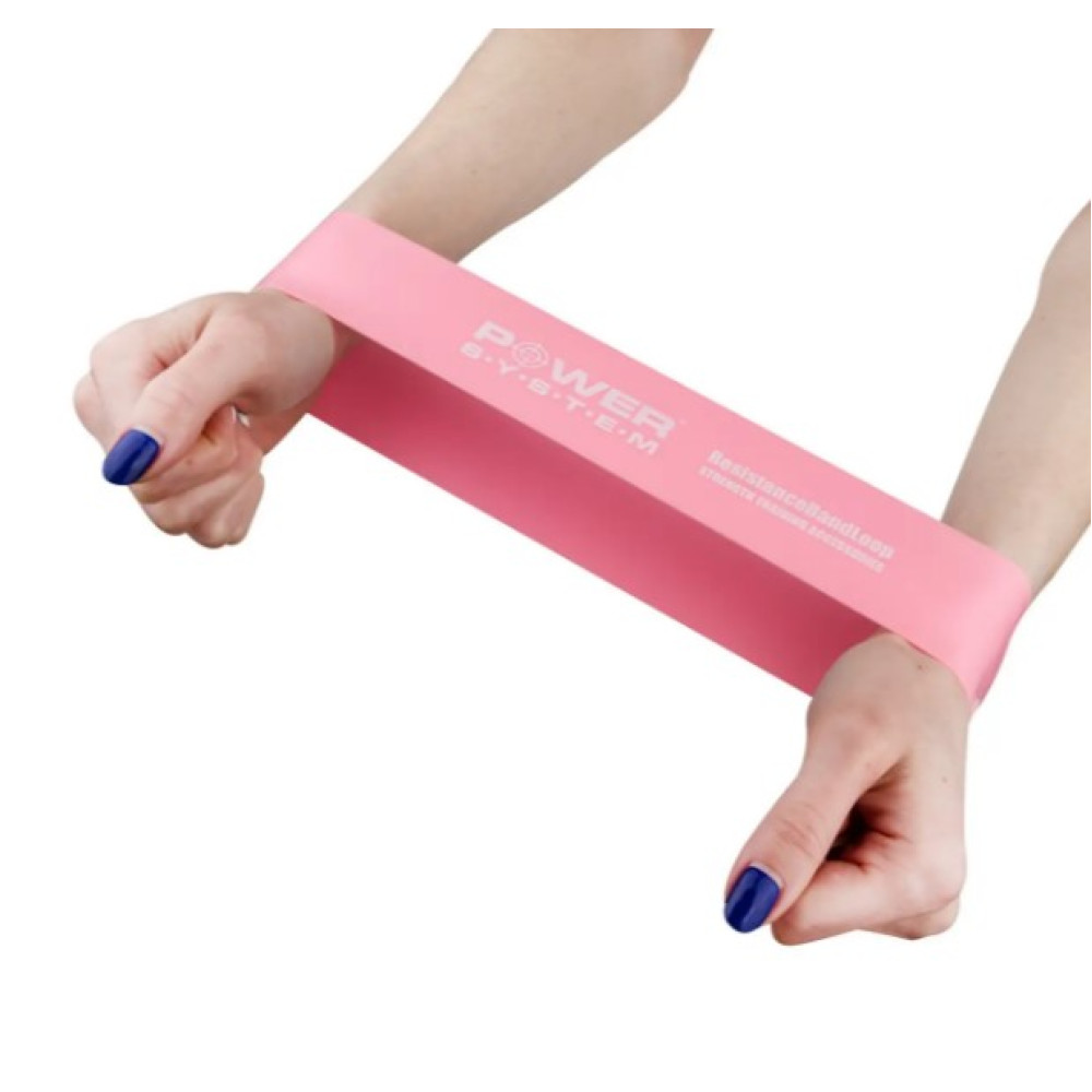 Резинка для фітнесу Power System PS-4061 Flex Loop Light Pink опір 12 кг (PS_4061_Pink)