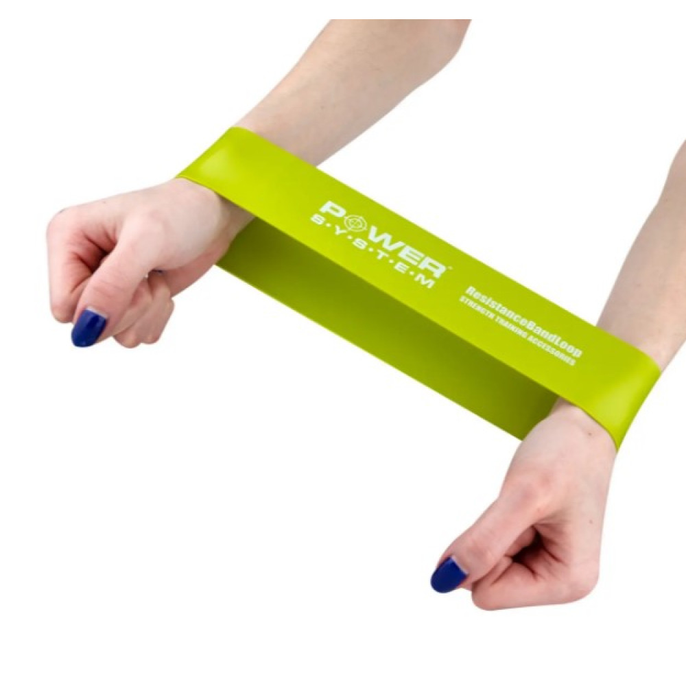 Резинка для фітнесу Power System PS-4062 Flex Loop Medium Green опір 18 кг (PS_4062_Green)