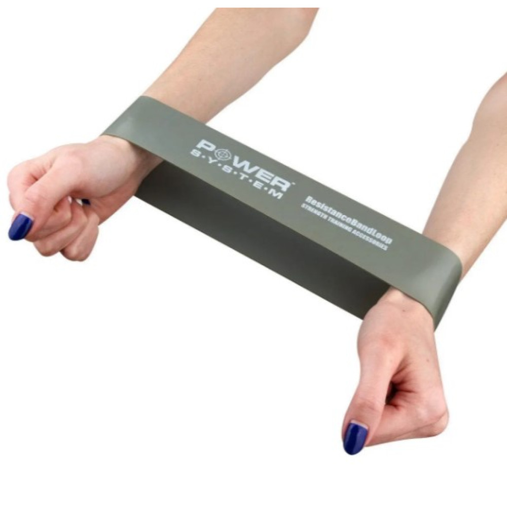 Резинка для фитнеса Power System PS-4063 Flex Loop Strong Grey сопротивление 23 кг (PS_4063_Grey)