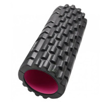 Масажний ролик (роллер) Power System PS-4050 Fitness Foam Roller Black/Pink (33x15см) (4050PI-0)