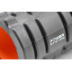 Масажний ролик (роллер) Power System PS-4050 Fitness Foam Roller Black/Orange (33x15см) (PS-4050_Orange)