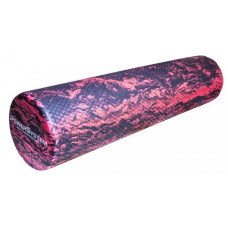 Массажный ролик (роллер) гладкий Power System PS-4089 Hexa Camo Roller Black/Red (60x15см) (PS_4089BR-0)