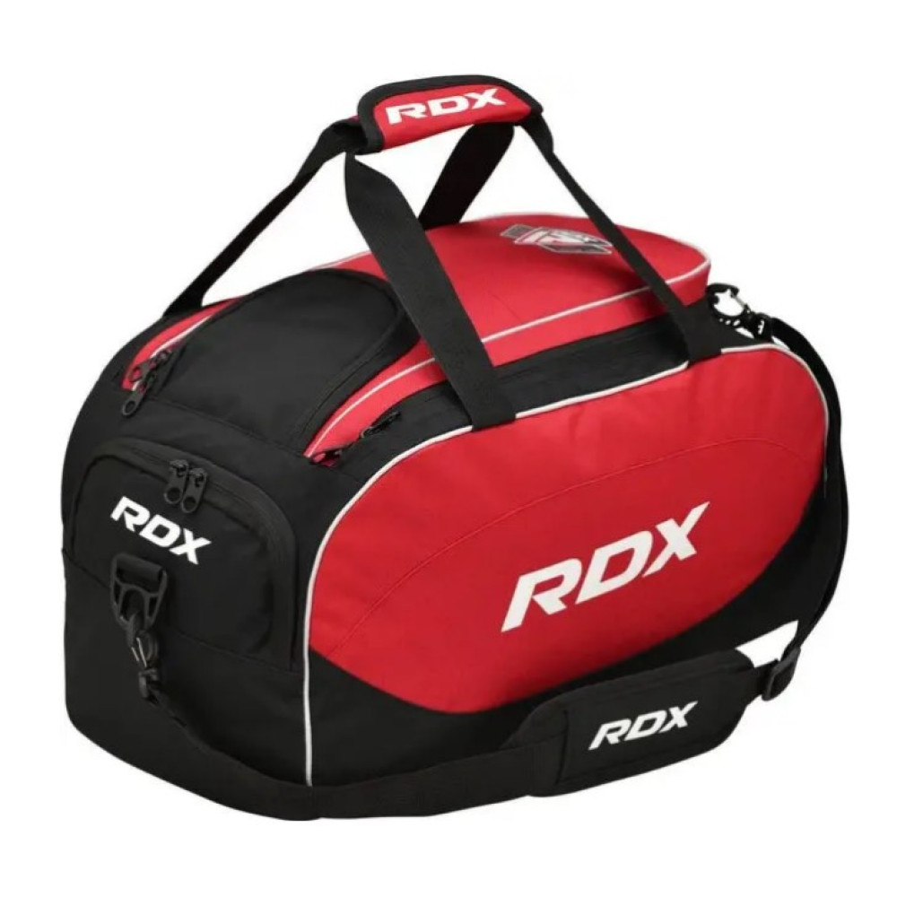 Спортивная сумка RDX R1 Duffel Bag with Backpack Straps Black/Red (GKB-R1B)