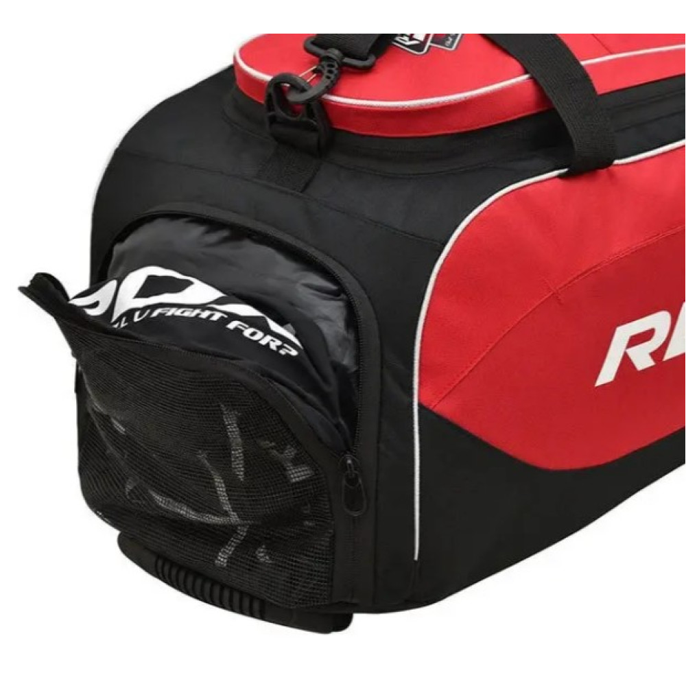 Спортивная сумка RDX R1 Duffel Bag with Backpack Straps Black/Red (GKB-R1B)