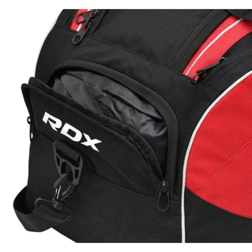 Спортивная сумка RDX R1 Duffel Bag with Backpack Straps Black/Red (GKB-R1B)