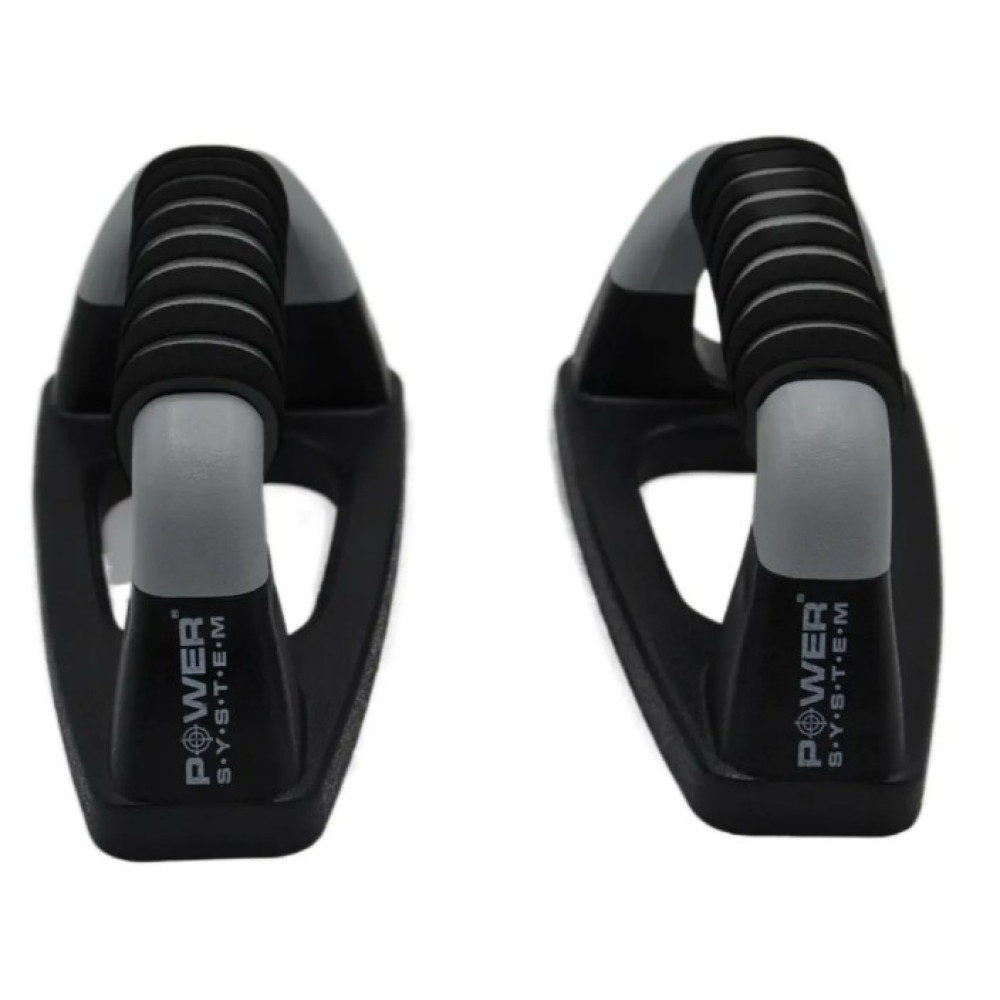 Упори для віджимань Power System PS-4022 Push UpBars Pro (Прямі) (PS-4022_Black-Grey)