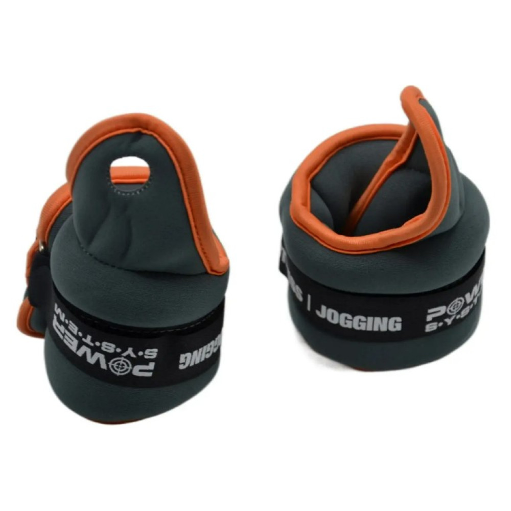 Обважнювачі-манжети для ніг та рук Power System PS-4071 Wrist Weights (2 шт*2 кг) (PS_4071_Grey)