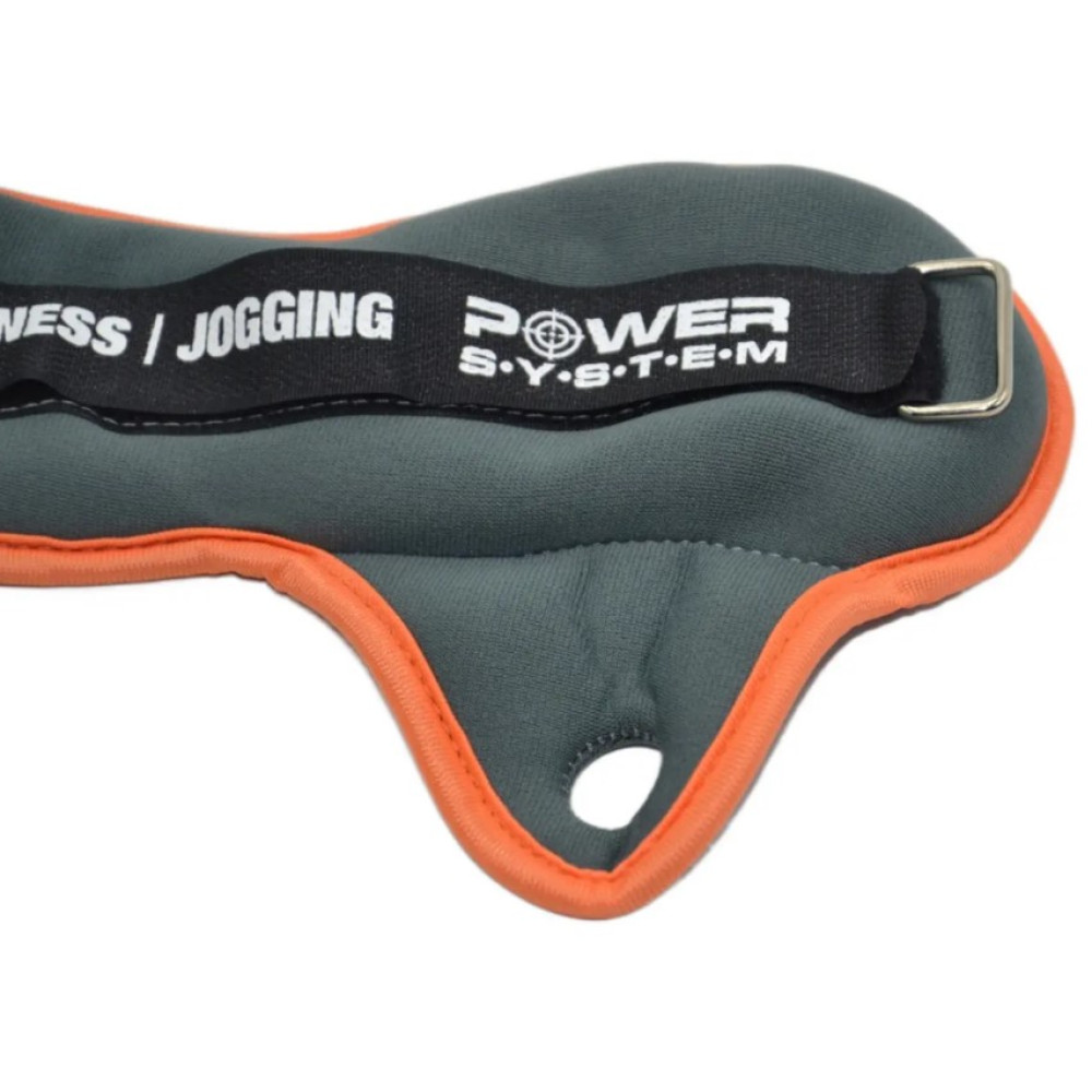 Обважнювачі-манжети для ніг та рук Power System PS-4071 Wrist Weights (2 шт*2 кг) (PS_4071_Grey)