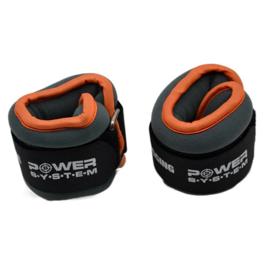 Обважнювачі-манжети для ніг та рук Power System PS-4072 Ankle Weights (2 шт*1.5 кг) (PS_4072_Grey)