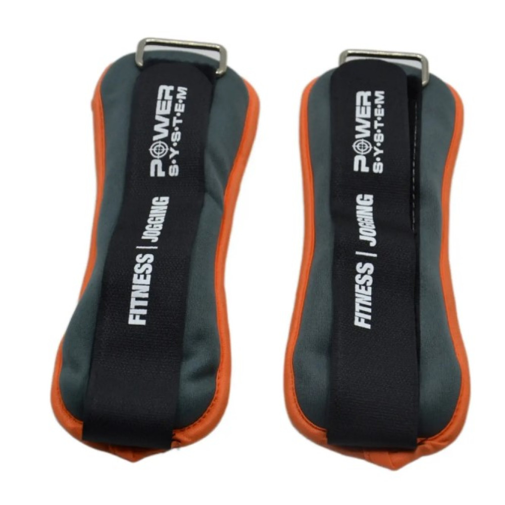 Обважнювачі-манжети для ніг та рук Power System PS-4072 Ankle Weights (2 шт*1.5 кг) (PS_4072_Grey)