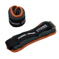 Обважнювачі-манжети для ніг та рук Power System PS-4072 Ankle Weights (2 шт*1.5 кг) (PS_4072_Grey)