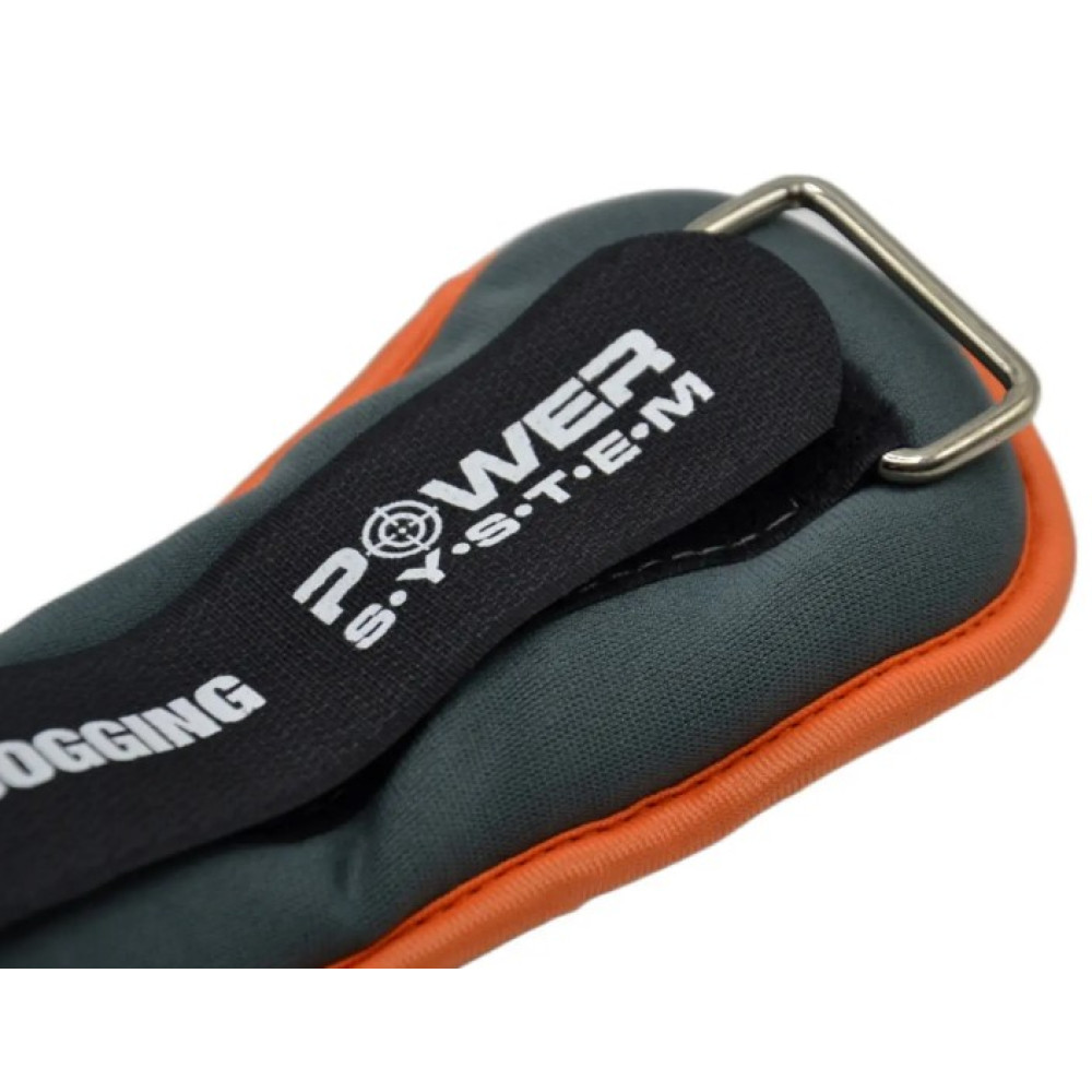 Обважнювачі-манжети для ніг та рук Power System PS-4072 Ankle Weights (2 шт*1.5 кг) (PS_4072_Grey)