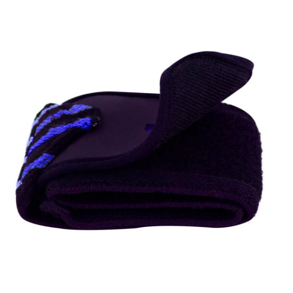 Бинти для зап'ясть (кистьові бинти) PowerPlay 3081 Gym WristT Wraps Чорно-Сині (PP_3081_Blue)