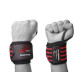Бинти для зап'ясть (кистьові бинти) PowerPlay 3081 Gym WristT Wraps Чорно-Червоні (PP_3081_Red)