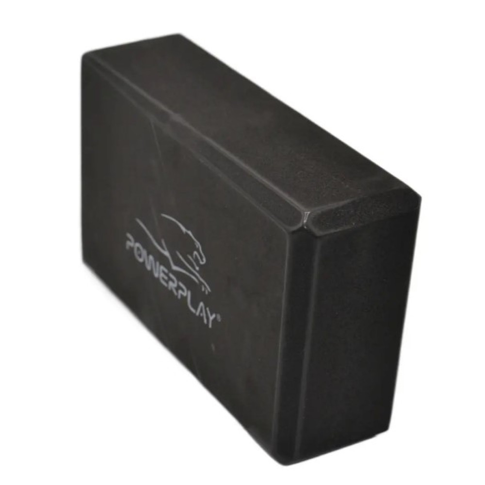 Блоки для йоги PowerPlay 4006 Yoga Brick EVA 2 шт Черные (PP_4006_Black_2in)