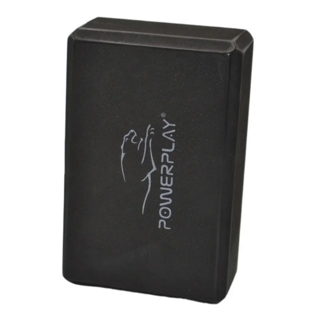 Блоки для йоги PowerPlay 4006 Yoga Brick EVA 2 шт Черные (PP_4006_Black_2in)