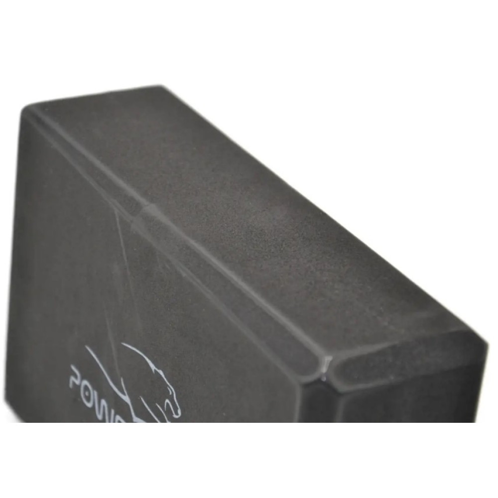Блоки для йоги PowerPlay 4006 Yoga Brick EVA 2 шт Черные (PP_4006_Black_2in)