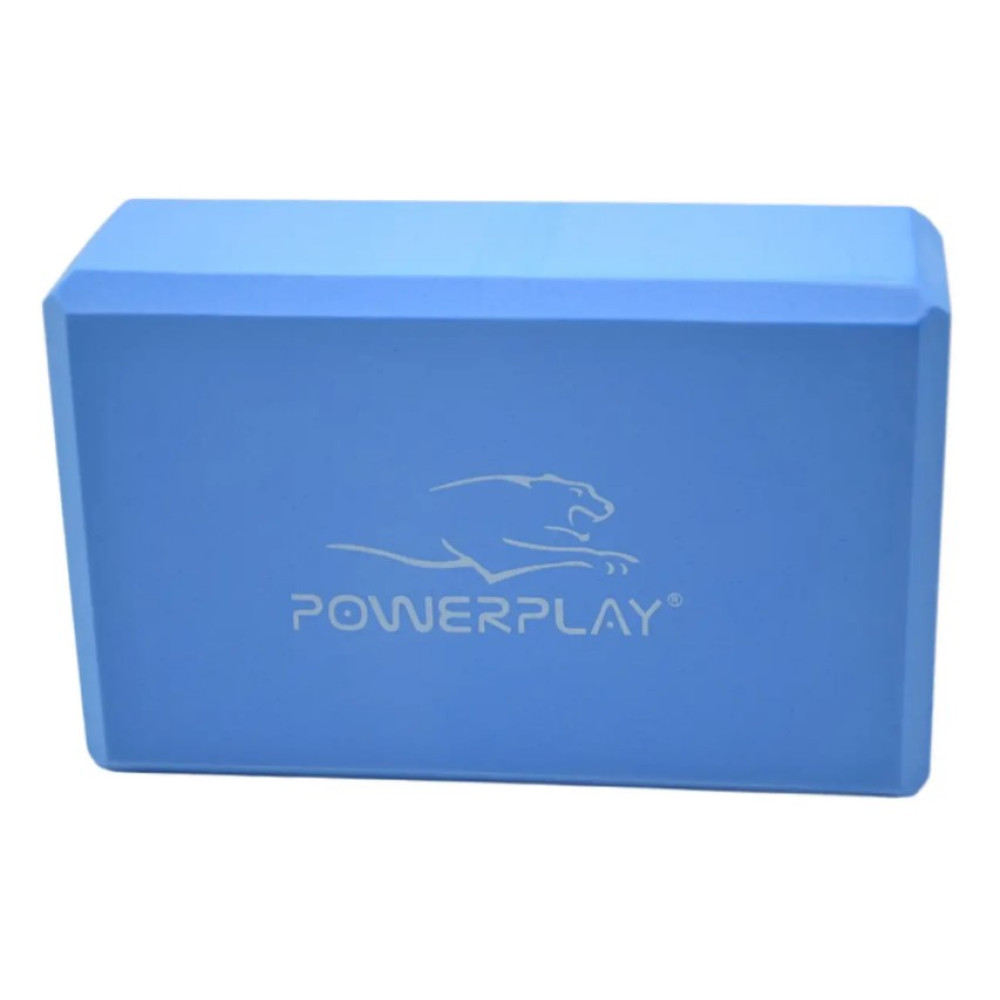 Блоки для йоги PowerPlay 4006 Yoga Brick EVA 2 шт Синие (PP_4006_Blue_2in)