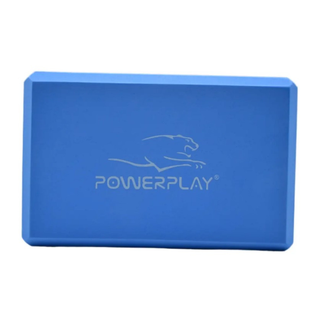 Блоки для йоги PowerPlay 4006 Yoga Brick EVA 2 шт Синие (PP_4006_Blue_2in)