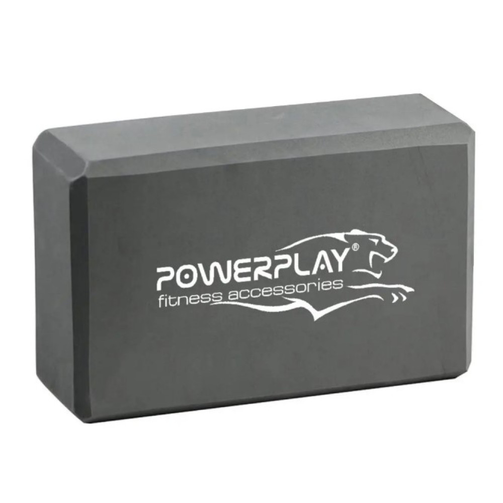 Блоки для йоги PowerPlay 4006 Yoga Brick EVA 2 шт Сірі (PP_4006_Grey_2in)