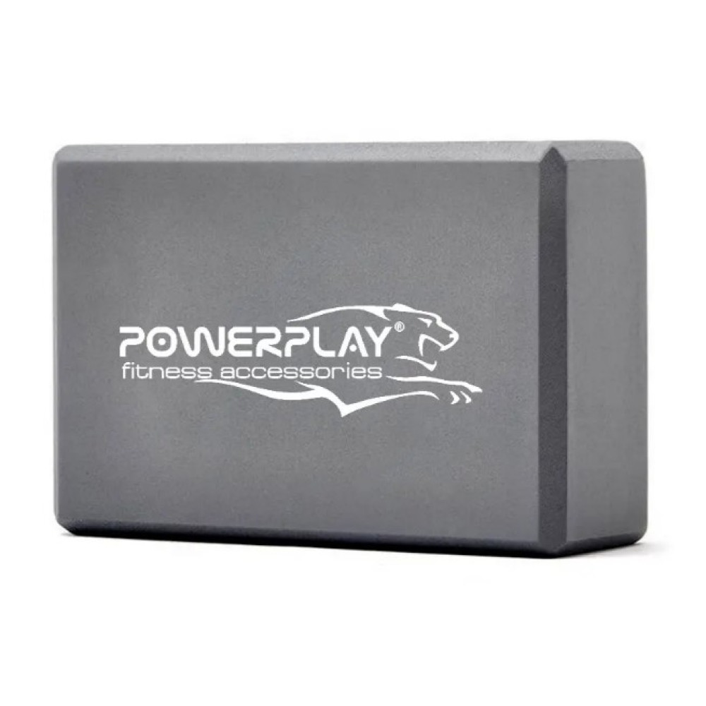Блоки для йоги PowerPlay 4006 Yoga Brick EVA 2 шт Сірі (PP_4006_Grey_2in)